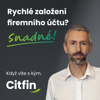 Založení firemního účtu online u Citfin